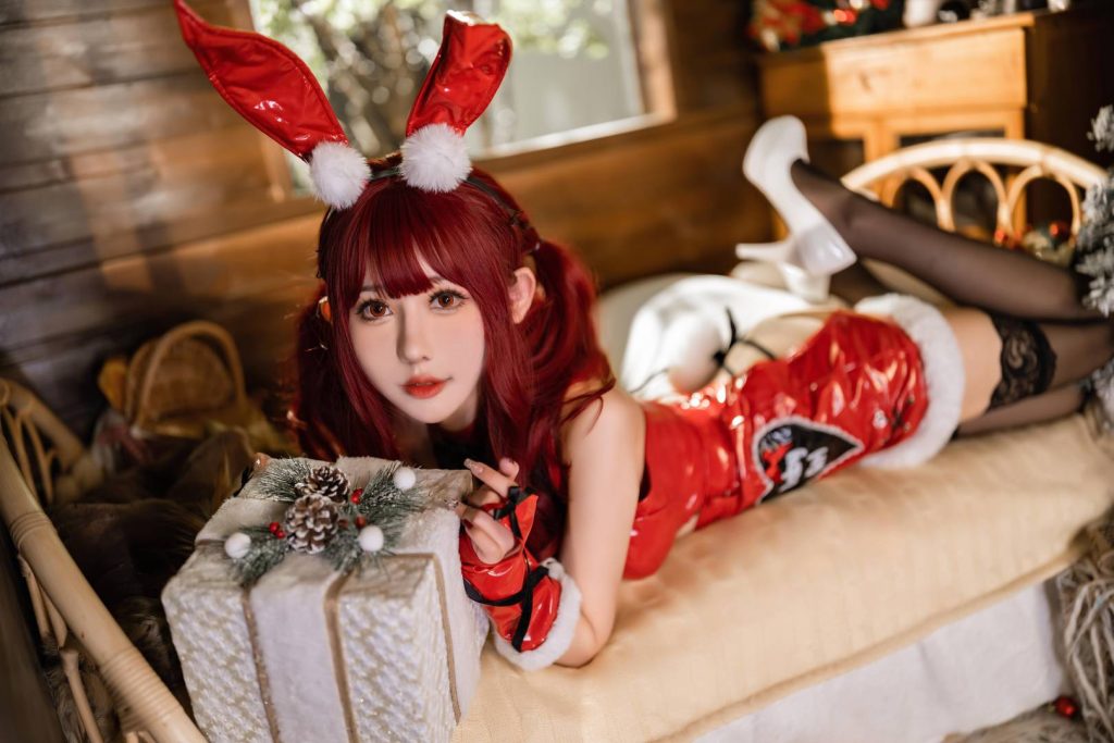 仙女月 红色圣诞兔 [32P-840MB]-绅士网